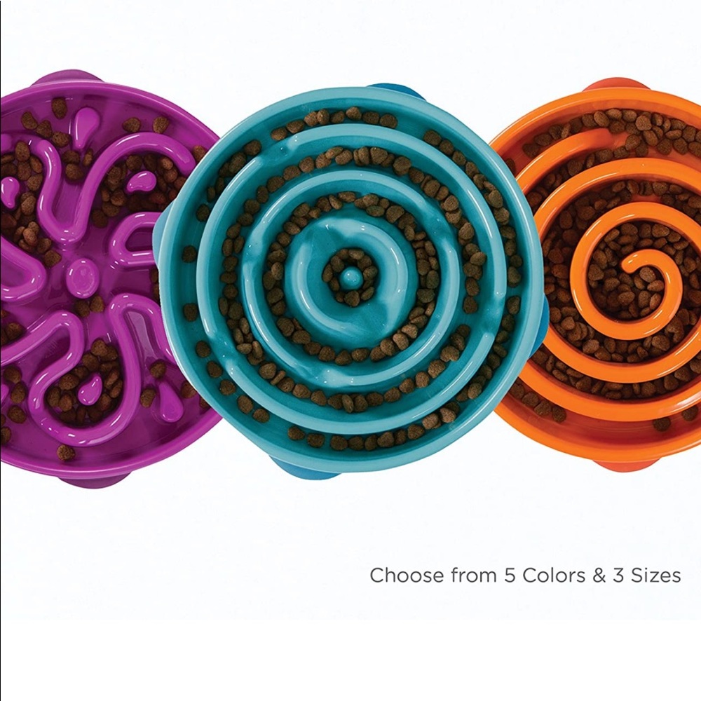 - Slow Feeder Dog Bowl for dogs 
Arrives new